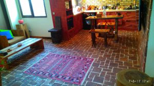 اجرای دکوراسیون داخلی کف سازی با آجرنسوز - قیطریه