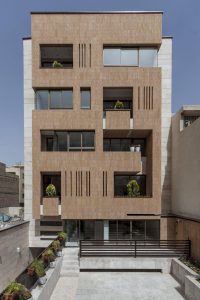 پروژه اجرای نمای آجرنسوز ساختمان کاشانه - اصفهان