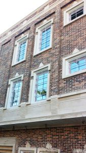 پروژه اجرای نما ساختمان آجری درمانگاه - ایلام