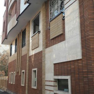 پروژه نما آجری ساختمان مسکونی - ستارخان