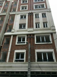 پروژه اجرا آجرنسوز نما ساختمان - فاطمی تهران