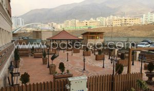 پروژه محوطه سازی آجری برج های آسمان - تهران