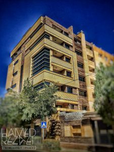 پروژه نما آجری ساختمان مسکونی پارسلند - اصفهان