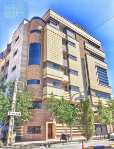 نما آجری ساختمان مسکونی پارسلند - اصفهان