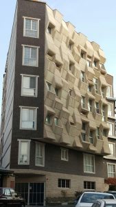 پروژه اجرای آجر نما ساختمان مینی سیتی - سوهانک تهران