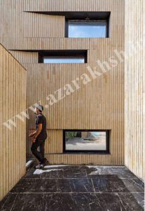 پروژه نما آجری ساختمان یست خانه - یزد