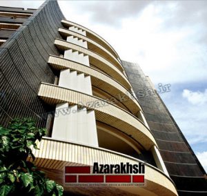 پروژه اجرای نما آجرنسوز ساختمان زاگرس - اصفهان