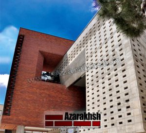پروژه اجرا آجرنسوز نما ساختمان نظام مهندسی - قزوین