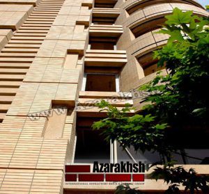 اجرای نما آجرنسوز مجتمع زاینده رود - اصفهان