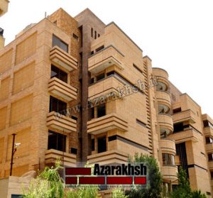 پروژه اجرای نما آجرنسوز مجتمع زاینده رود - اصفهان