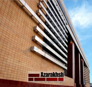 نمای آجرنسوز مجتمع عمار یاسر - قم