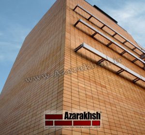 پروژه اجرای نمای آجرنسوز مجتمع عمار یاسر - قم