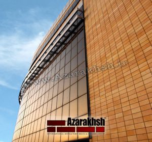 نمای اجرنسوز مجتمع عمار یاسر - قم