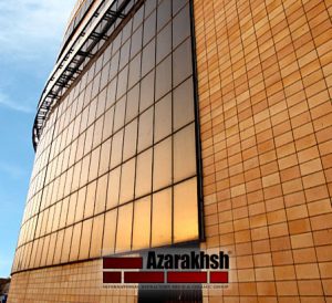 پروژه اجرای نمای آجرنسوز مجتمع عمار یاسر - قم