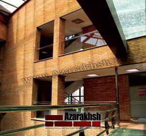 پروژه اجرای آجرنسوزنما ساختمان جهاد دانشگاهی - کرمانشاه