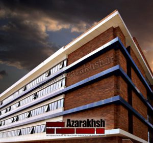 پروژه اجرای آجرنسوزنما ساختمان جهاد دانشگاهی - کرمانشاه