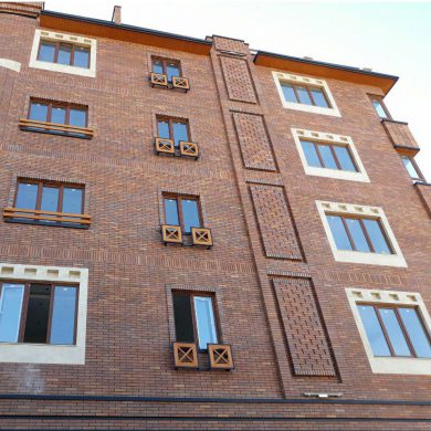 پروژه آجرنما ساختمان مسکونی عظیمیه - کرج