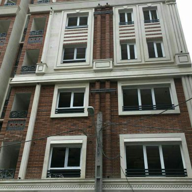 پروژه اجرا آجرنسوز نما ساختمان - فاطمی تهران