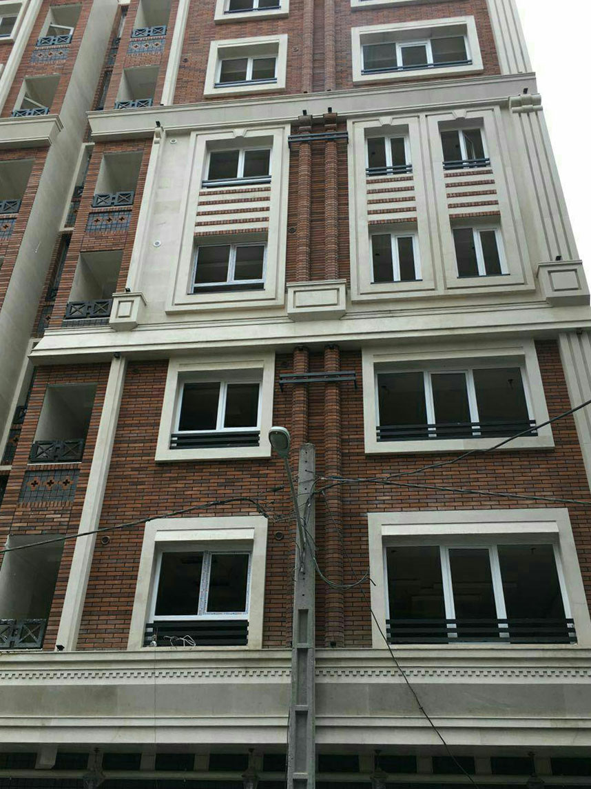 پروژه اجرا آجرنسوز نما ساختمان - فاطمی تهران