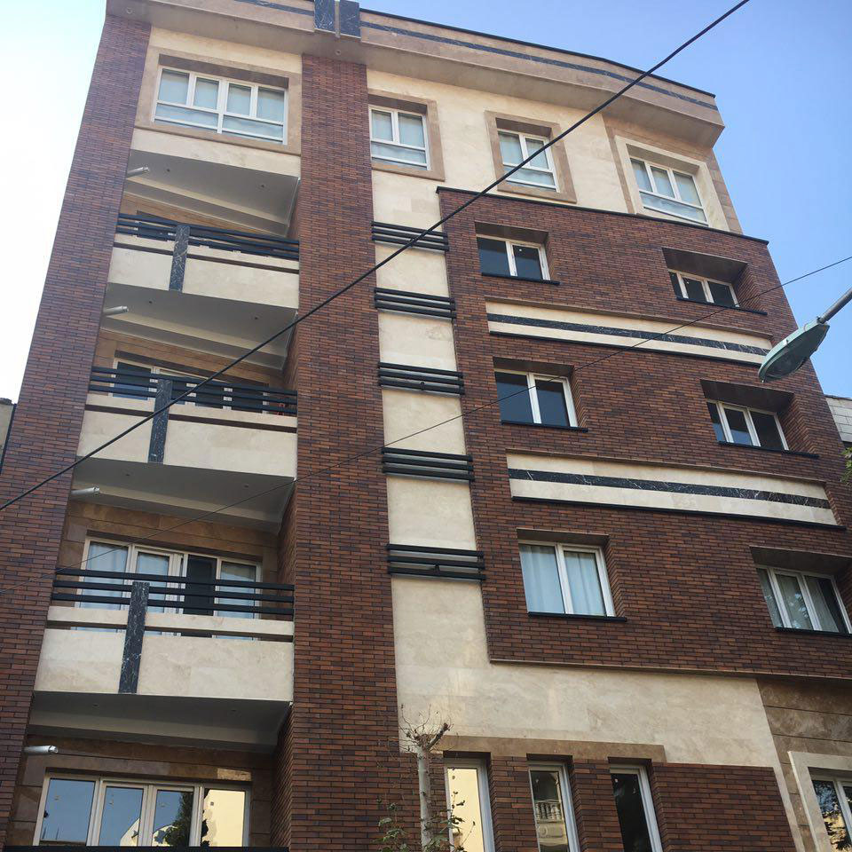 پروژه اجرا نما ساختمان آجرنسوز - تهران یوسف آباد