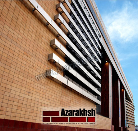 نمای آجرنسوز مجتمع عمار یاسر - قم