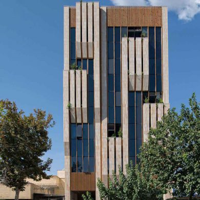 پروژه آجرنما مجتمع اداری جی - اصفهان