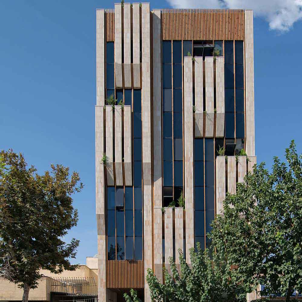 پروژه آجرنما مجتمع اداری جی - اصفهان