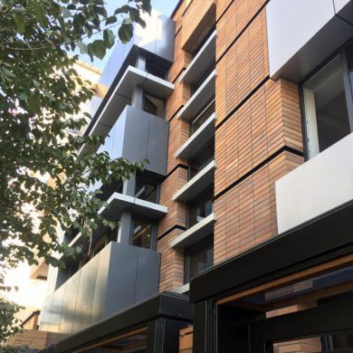 پروژه آجرنما مجتمع مسکونی وزرا - تهران