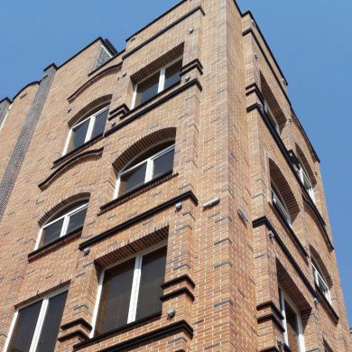 پروژه اجرای نما آجری حسن آباد - تهران