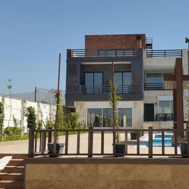 پروژه اجرای نمای ویلا آجرنسوز کردان - کرج