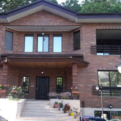 پروژه آجرنما ساختمان مسکونی سمنان