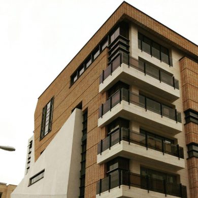 پروژه اجرا آجرنما ساختمان مسکونی - اصفهان