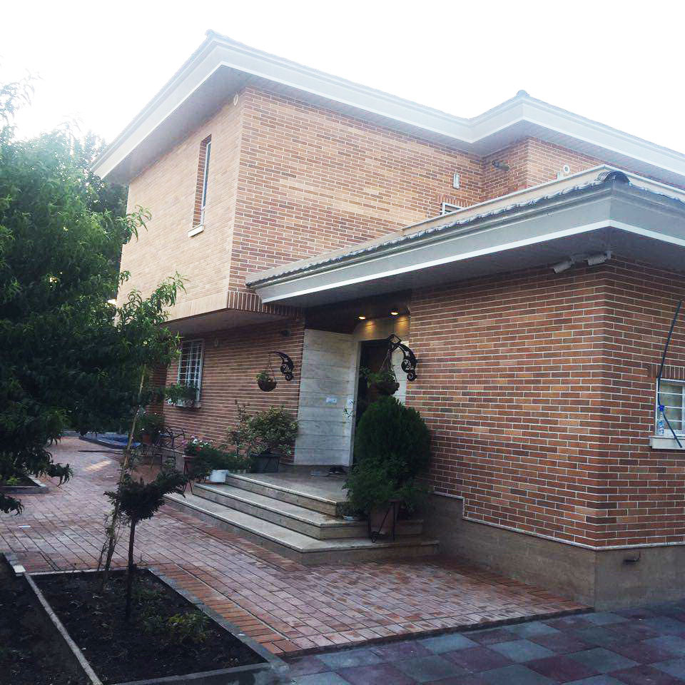 پروژه نما ویلا اجرای آجرنسوز هشتگرد - کرج