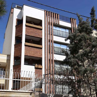 پروژه اجرای آجر رستیک نما ساختمان - اصفهان