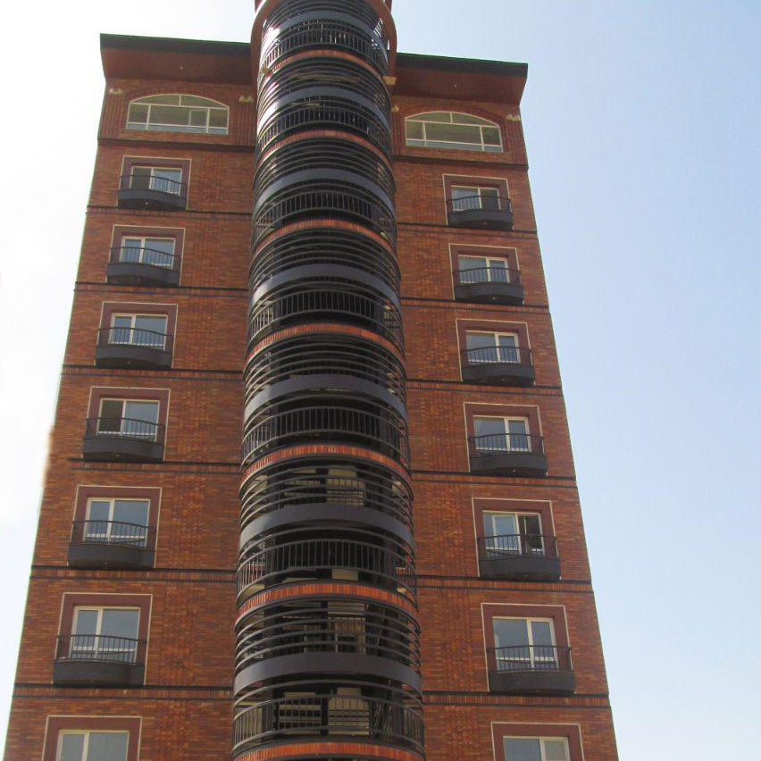 پروژه اجرای نما ساختمان آجرنسوز - برج باغ رویا