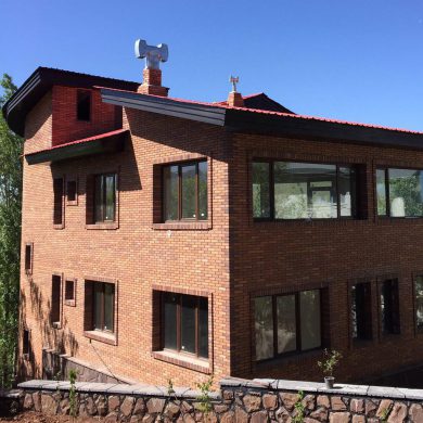 پروژه نماسازی ویلا آجرنسوز - دماوند