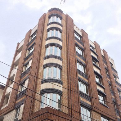 پروژه نما آجری ساختمان مسکونی - تهران