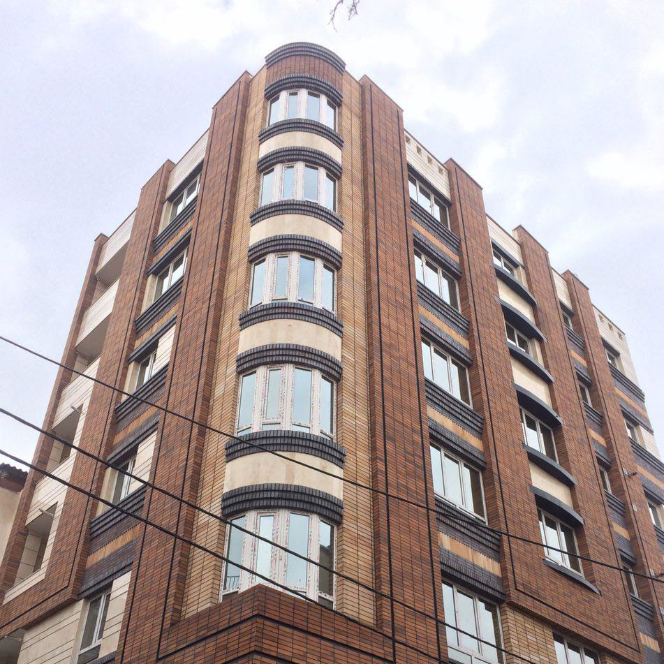 پروژه نما آجری ساختمان مسکونی - تهران