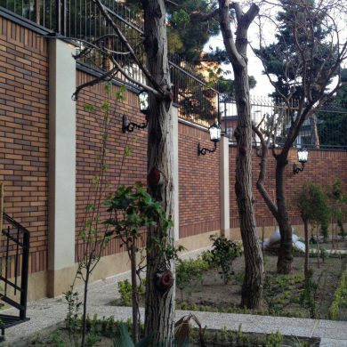 پروژه اجرای محوطه سازی حیاط ساختمان - شهرک کوی یاس