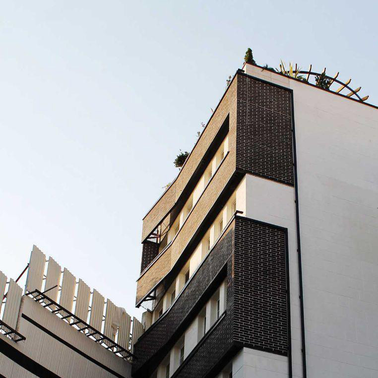 پروژه نما آجری ساختمان مسکونی - مینی سیتی