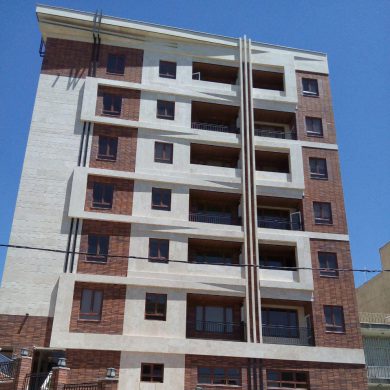 پروژه اجرای نما ساختمان آجرنسوز - تهرانپارس