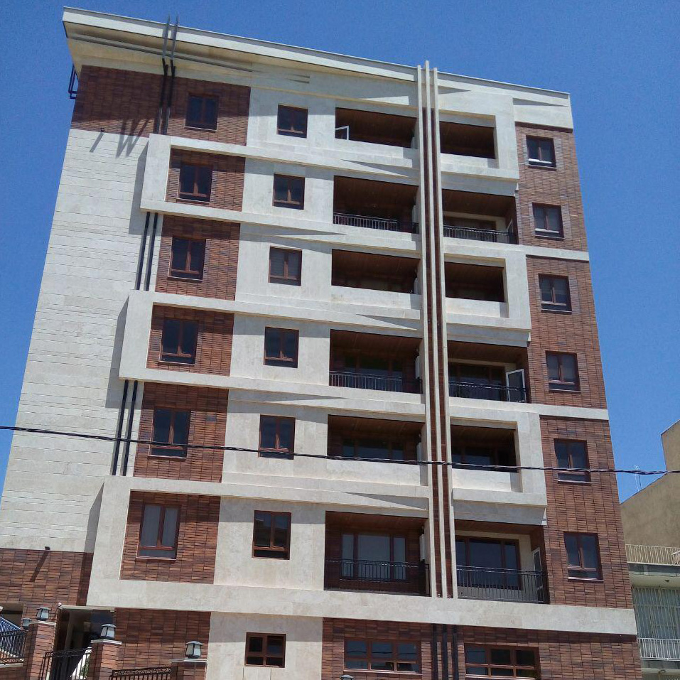 پروژه اجرای نما ساختمان آجرنسوز - تهرانپارس