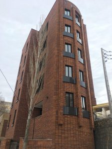 پروژه نمای ساختمان آجرنسوز - سمنان