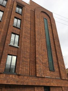 پروژه نمای ساختمان آجرنسوز - سمنان